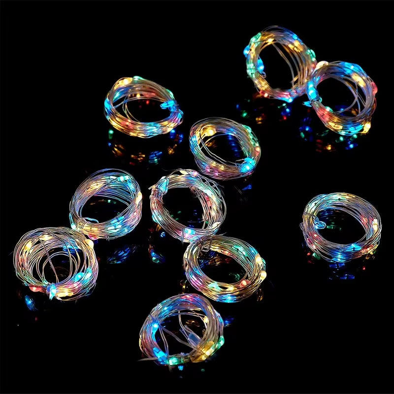 2023 Christmas Curtain Lights Garland - Elegant Holiday Decorations for Home, Ornaments, Gifts, and Celebrations